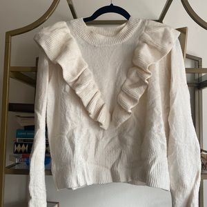 Statement Sz S/M ruffle sweater